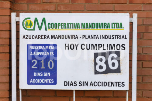 86 Tage ohne Unfall! (Paraguay, Manduvira) - lobOlmo Fair-Trade-Fotoarchiv