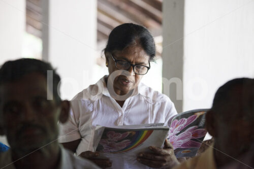 Gewürzbauernversammlung (Sri Lanka, PODIE) - lobOlmo Fair-Trade-Fotoarchiv