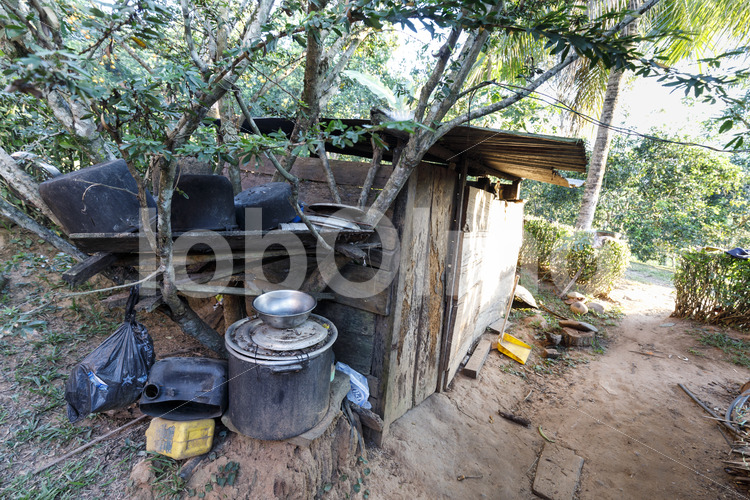 Küche einer Kakaobauernfamilie (Bolivien, EL CEIBO) - lobOlmo Fair-Trade-Fotoarchiv