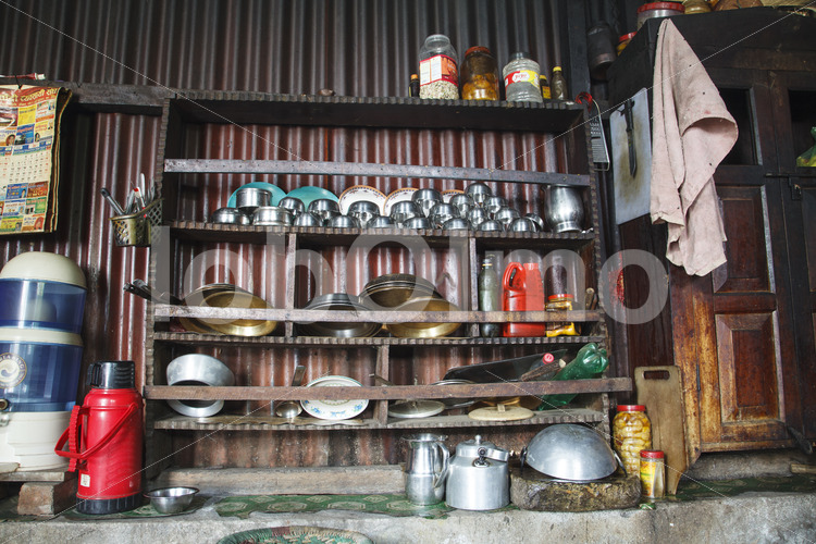 Küche einer Teebauernfamilie (Nepal, KTE) - lobOlmo Fair-Trade-Fotoarchiv