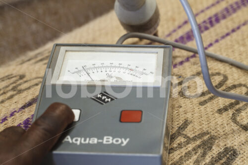 Qualitätskontrolle des Rohkakaos (Ghana, Kuapa Kokoo) - lobOlmo Fair-Trade-Fotoarchiv