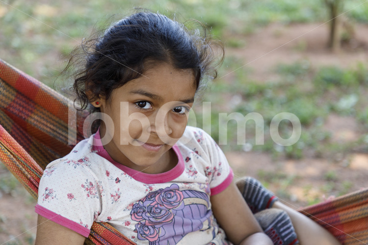Tochter einer Zuckerrohrbauernfamilie (Paraguay, Manduvira) - lobOlmo Fair-Trade-Fotoarchiv