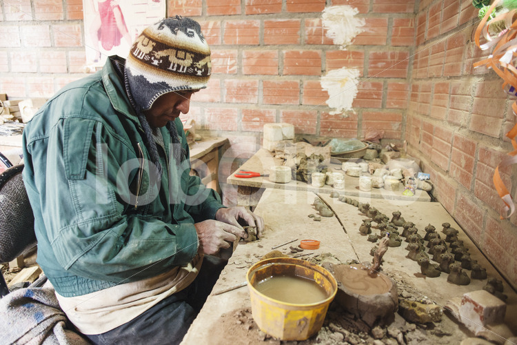 Töpfern (Bolivien, Ayni) - lobOlmo Fair-Trade-Fotoarchiv