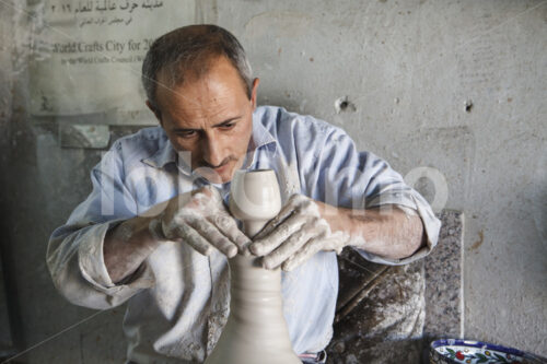 Töpfern (Palästina, BFTA) - lobOlmo Fair-Trade-Fotoarchiv