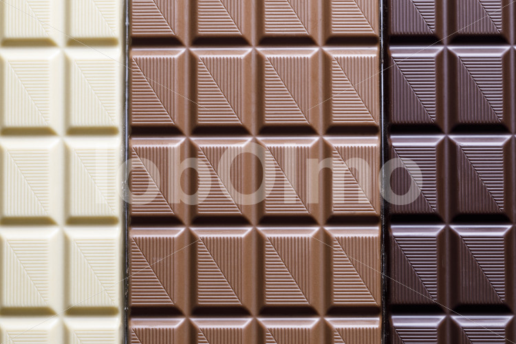 Weiße, Vollmilch- und Zartbitter-Schokolade (Deutschland) - lobOlmo Fair-Trade-Fotoarchiv