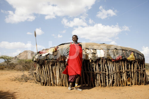 Wohnhaus einer Perlenweberin (Kenia, BeadWORKS) - lobOlmo Fair-Trade-Fotoarchiv