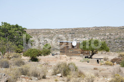 Wohnhaus einer Rooibos-Teebauernfamilie (Südafrika, Heiveld) - lobOlmo Fair-Trade-Fotoarchiv