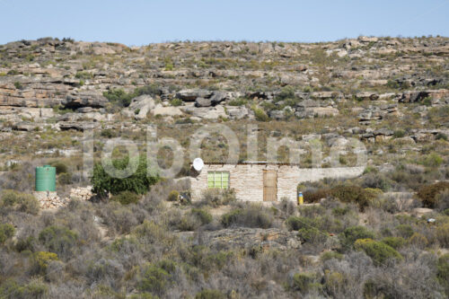 Wohnhaus einer Rooibos-Teebauernfamilie (Südafrika, Heiveld) - lobOlmo Fair-Trade-Fotoarchiv