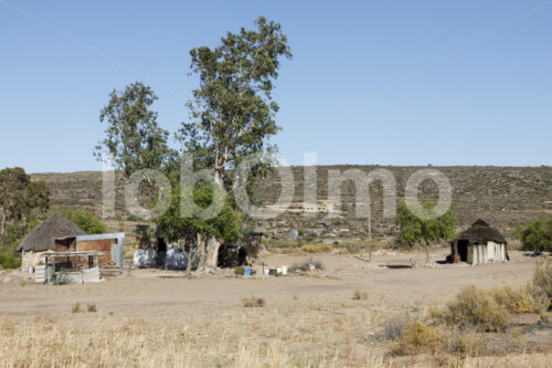 Wohnhaus einer Rooibos-Teebauernfamilie (Südafrika, Heiveld) - lobOlmo Fair-Trade-Fotoarchiv