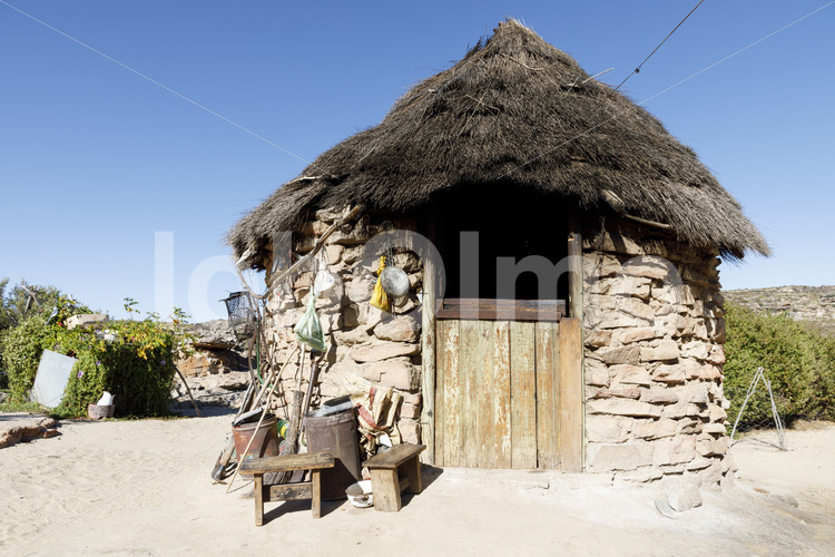 Wohnhaus einer Rooibos-Teebauernfamilie (Südafrika, Heiveld) - lobOlmo Fair-Trade-Fotoarchiv